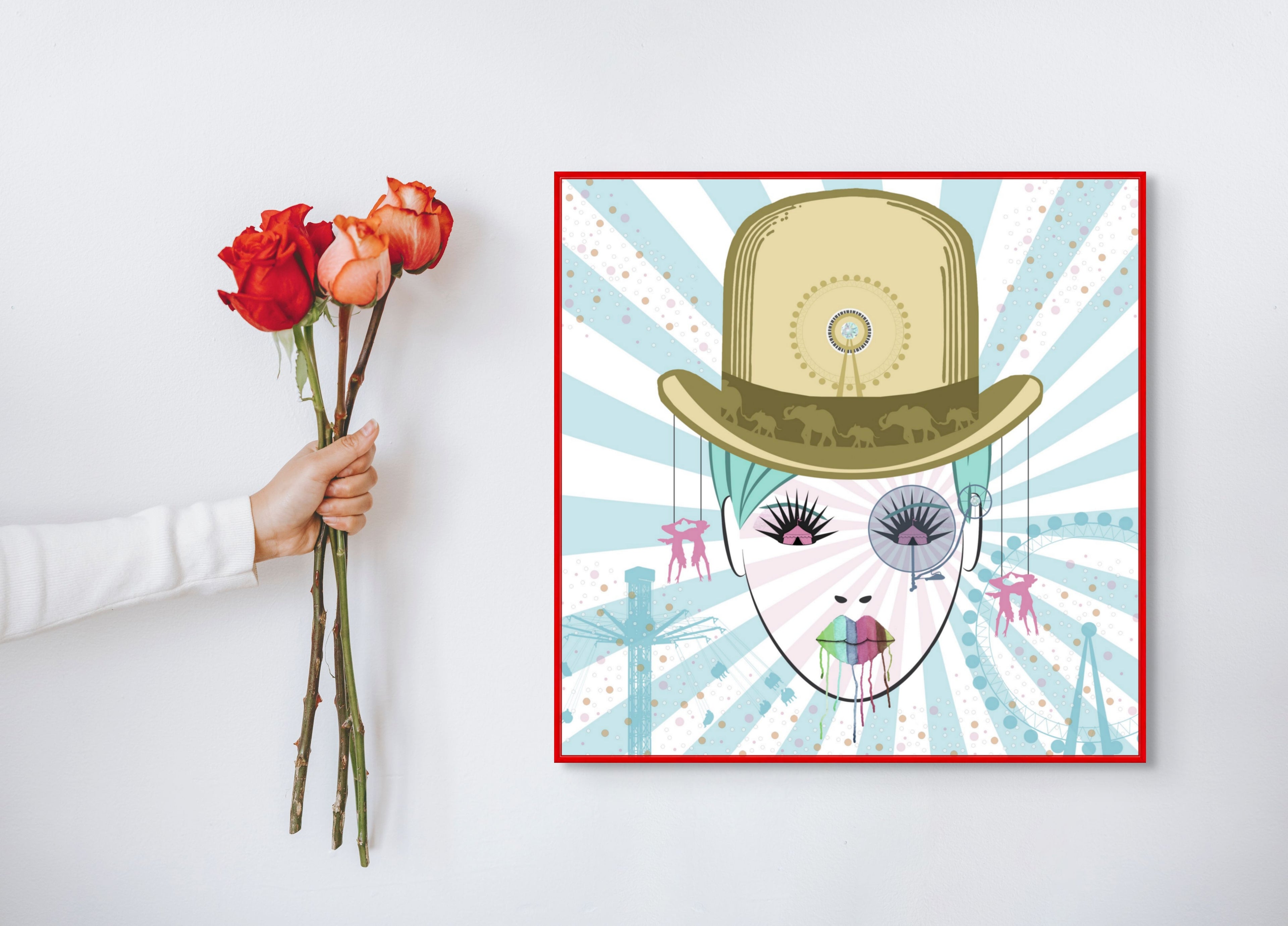 Hire Shannon Mosley to create custom wall art for your home