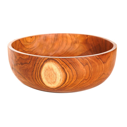 Classic Teak Wood Salad Serving Bowl