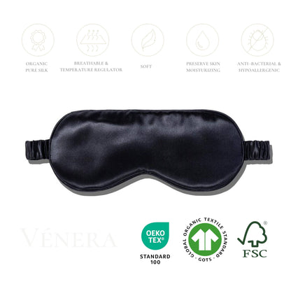 100% Pure Silk Contour Sleep Mask